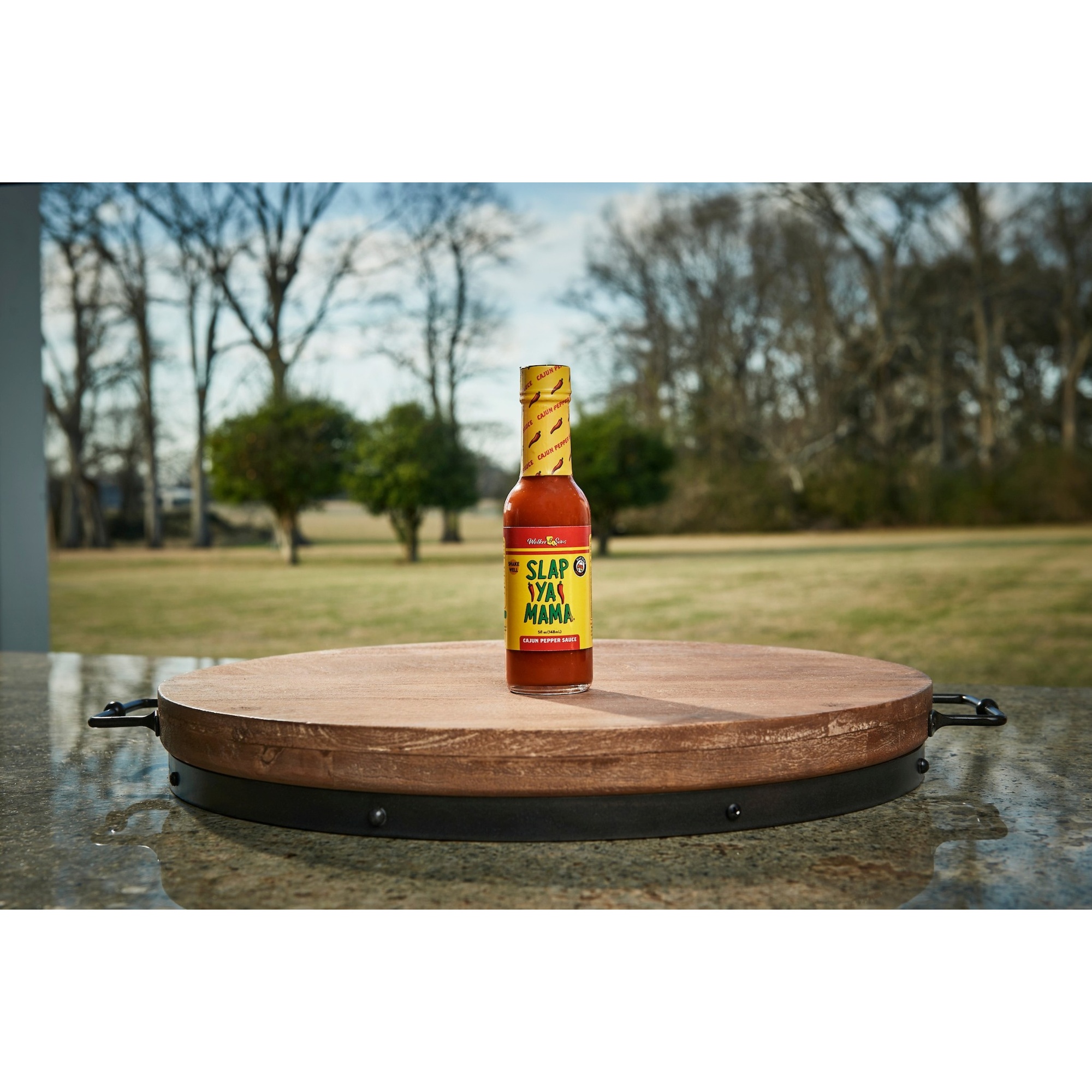 (4 pack) Slap Ya Mama Cajun Pepper Sauce, 5 fl oz Glass Bottle – Louisiana-Style Hot Sauce for Everyday Meals