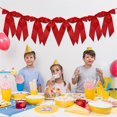 thumbnail image 5 of WMGHA Christmas Red Bow Garland Banner, 1 String of 8 Pre-Strung Satin Ribbon Bow Party Hanging Garland Decoration for Birthday,Valentine's Day Christmas Holiday Party Supplies(2m), 5 of 9