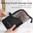 thumbnail image 6 of Portable Foldable Makeup Brush Holder Case, Stand-Up Travel Organizer Pouch with Zipper for Cosmetic Brush Storage, TIKA, 6 of 6