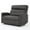 Slate/Black, variant on GDF Studio Alma Contemporary Upholstered Loveseat Recliner, Charcoal Fabric, Tufted, Gray