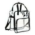 thumbnail image 6 of Eastsport Unisex Clear Double Handle Stadium Approved Tote, Black Trim, 6 of 10