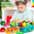 thumbnail image 4 of Juguete de comida Cutting Play Shemira, 100 unidades con 2 cestas para niños, 4 of 7