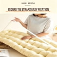 thumbnail image 6 of Tufted Headboard Pillow, Rectangular Bed Backrest Cushion For Reading, Large Back Support Pillow For Bed, Sofa, And Window Seat,100X50Cm, 6 of 8