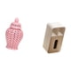 thumbnail image 5 of Jarrón de con tapa, ideal para arreglos florales y almacenamiento decorativo. También sirve como caja de pañuelos desechables multiusos y se, 5 of 8