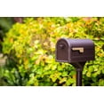 thumbnail image 2 of Architectural Mailboxes 7980RZ Roxbury Post Mount Mailbox & Premium Steel Combo - Rubbed Bronze - Large, 2 of 12
