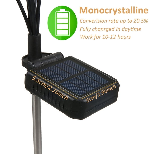Luz De Tierra Luz de suelo LED Iluminación de paisaje solar duradera para jardín doméstico (I)