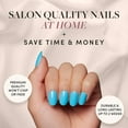thumbnail image 6 of Glamnetic Press-On Nails – Azure Blue | Bright Blue Short Oval Nails, "Salon Quality", 30 Count, 6 of 6