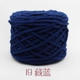 thumbnail image 1 of Nvzi Hilo de algodón para ganchillo, hilo fino para tejer a ganchillo, hilo de poliéster suave y duradero para tejer a mano y proyectos de manualidades, hilo azul oscuro, 2 rollos., 1 of 4