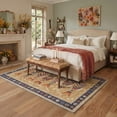 thumbnail image 2 of KUETH 10x14 Washable Area Rug, Non Slip Flat Pile Fish Pattern Rug for Living Room Bedroom Dining Room, Pet Friendly, 2 of 3