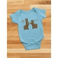 thumbnail image 5 of Tstars Boys Unisex Easter Holiday Shirts Chocolate Bunnies Baby Outfit Cute Happy Easter Party Shirts Humor Funny Easter Gifts for Boy Baby Bodysuit, 5 of 7
