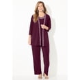 thumbnail image 5 of Catherines Women's Plus Size Beaded 3-Piece Cardigan Pant Suit, 5 of 6