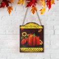 thumbnail image 3 of Señal de Bienvenida de Calabaza BLESIY Decoración de Pared Colgante Otoño, 3 of 7