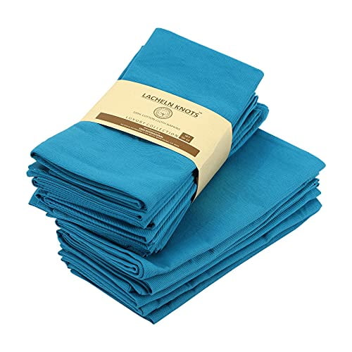 18 X 18 Inches Mitered Corners Washable Reusable Napkins Linen Napkins Table Napkins Soft Durable Heavy Weight Pack-12 Kitchen Cloth Napkins Dinner Napkins 100% Cotton Beige 