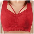 thumbnail image 2 of Brasier Mujer Sujetadores de Encaje sin Costuras de Tela de Mantequilla para Mujer, sin Aros, Cómodos, de Malla, Acolchados, con Espalda Suave y Alisadores Extra Grande, 2 of 3