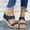 Blue, variant on Patlollav Womens Clearance Woman Sandals Summer Slipper Open Toe Comfy Breathable Beach Casual Wedges Shoes
