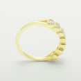 thumbnail image 4 of LBG British Made 14k Yellow Gold Cubic Zirconia Womens Eternity Ring - 33 size options - Size 11.25, 4 of 7