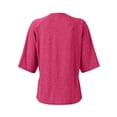 thumbnail image 3 of Chemo Port Shirts for Women Short Sleeve Tear Away Tops with Drain Pockets After Rotator Cuff Shirts Easy To Wear and Take Off Adaptive Clothing, 3 of 8