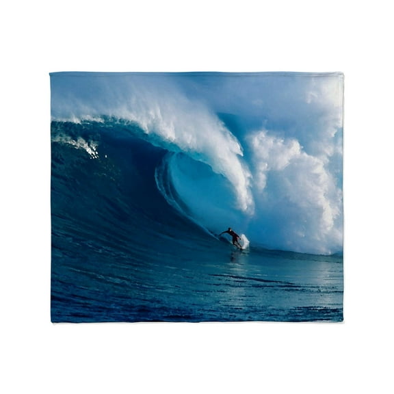 CafePress - Big Wave Surfing Throw Blanket - Soft Fleece Throw Blanket, 50"x60" for All Ages