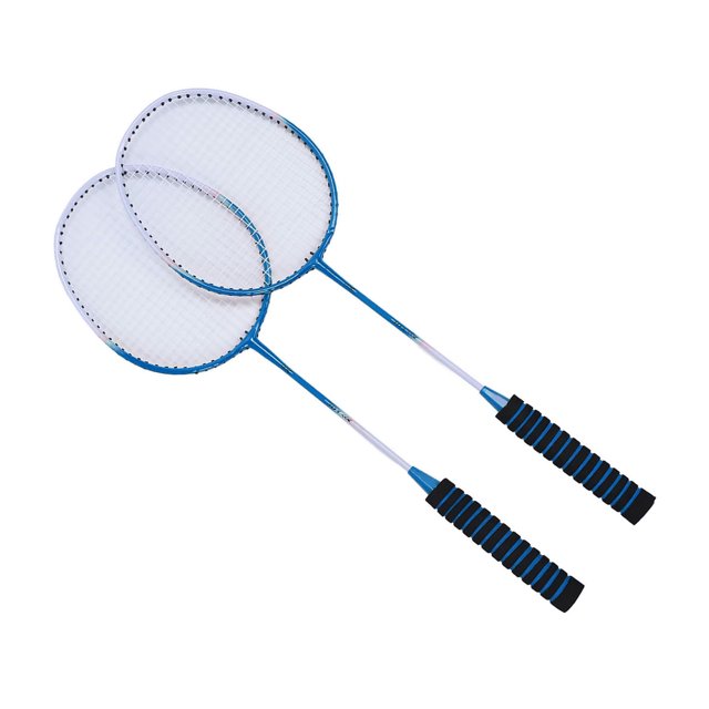 Juego de Raqueta de Bádminton Profesional, 1 Par de Raqueta de Bádminton de Aleación de Hierro Con 3 Volantes y Bolsa de Transporte