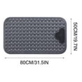 thumbnail image 3 of Non-slip Bathtub Mat Extra Soft Tpe Bathroom Shower Mat with Drainage Holes, Machine Washable & Quick-dry for Safety and Comfort, Ideal for Elderly Parents and Young Minors in Standard, 3 of 9