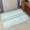 Blue, variant on Front Door Mat Indoor Outdoor 19.7"x31.5", Gradient Aqua Blue Absorbent Non Slip Welcome Mat, Modern Rustic Minimalist Pastel Solid Low Profile Entryway Rug for Front Entrance Porch Back Door Patio