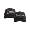 thumbnail image 1 of Gravity Threads Wedding Squad Trucker Hat - Groom/Best Man - Black, 1 of 2