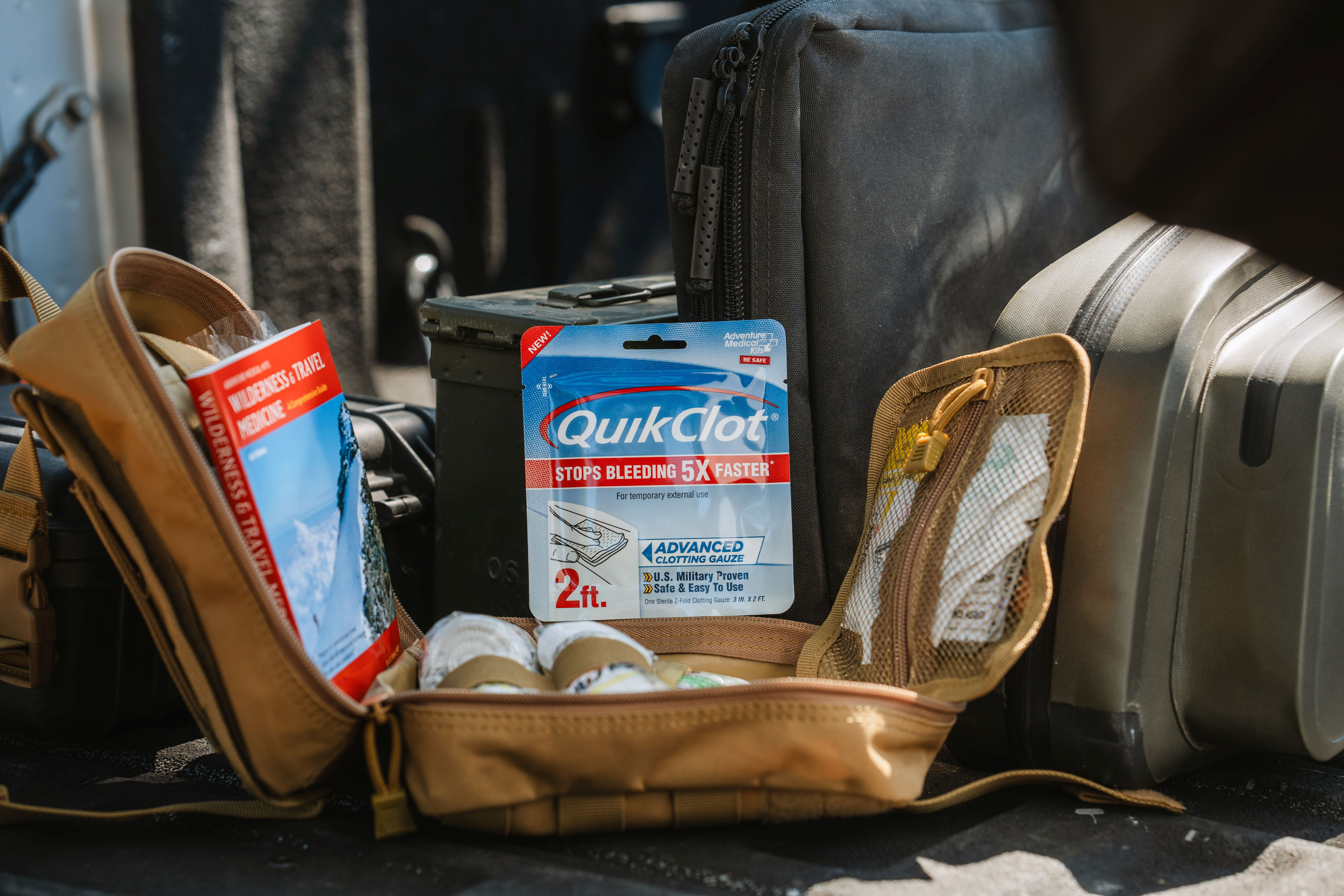 Adventure Medical MOLLE Bag Trauma Kit 2.0, Khaki Bag
