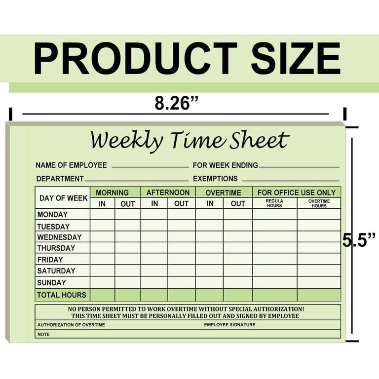 fengheminga-employee-weekly-time-sheets-50-sets-walmart-com