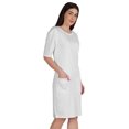 thumbnail image 3 of Inkmeso Womens Elbow Sleeve Regular Fit Tshirt Dress With Front Pockets, 3 of 8