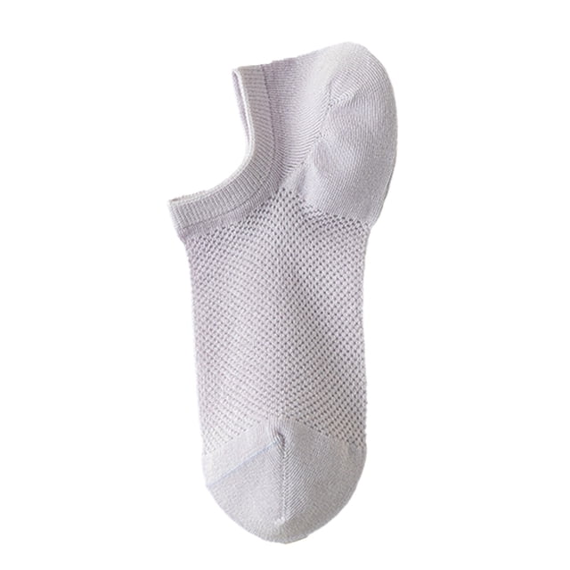 WZXFASHION Candy Colored Socks For Spring And Summer Boneless Boat Socks Clothing Shoes & Accessories Purple One Size