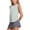 Gray, variant on Girls Athletic Tank Tops Kids Sleeveless Crewneck Active Tennis Yoga Shirts Quick Dry Cooling Running Tees 3-14 Years