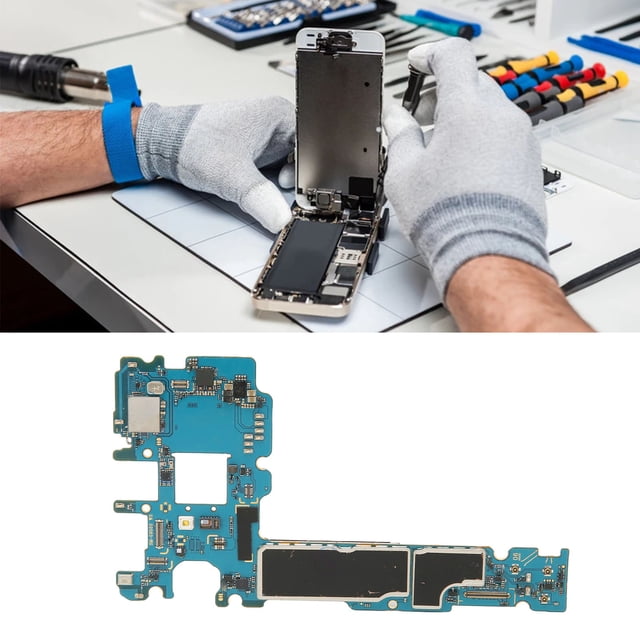 Placa Base Del Teléfono, PCB De Repuesto De Placa Base Desbloqueada De 64 GB, Resistente A La Corrosión Para Teléfono Celular