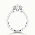 thumbnail image 3 of Eterna Jewel Round Cut Solitaire Engagement Ring - 1.8 Ct Lab-Created Diamond Rings - 14K White Gold Plated Rings - Halo Solitaire with Accents Rings for Her - Women’s Wedding Ring for Women's, 3 of 3