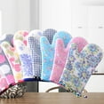 thumbnail image 6 of Travelwant 1Pc Extra Long Silicone Oven Mitts Heat Resistant with Quilted Liner, 15 Inches Kitchen Mittens, 500 F Hot Mitt Non Slip Flexible Gloves Potholders for Cooking Baking, 6 of 7