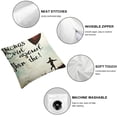 thumbnail image 6 of I Run ON Chocolate and Wine Pillow Case,, 6 of 7