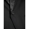 thumbnail image 5 of CHICTRY Kids Boys Shiny Rhinestone Proms Party Blazer Lapel One-Button Long Sleeve Outerwear for Pageant Weddings Black 4, 5 of 7