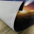 thumbnail image 5 of Ambesonne Outer Space Place Mats Set of 4, Dark Solar Scenery, Standard Size, Blue Orange, 5 of 6