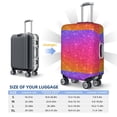 thumbnail image 6 of Bixox Washable Holiday Shiny Printed Luggage Cover, Fashion Suitcase Protector Fits for Large luggage, 6 of 8