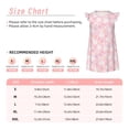thumbnail image 3 of Fotbe Easter Cute Rabbit Vestido de Dormir para Niñas de 3 a 10 Años, Mangas Cortas, Estilo Princesa, Pijama Camisón con Mangas Voladas-Medium, 3 of 6