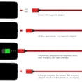 thumbnail image 2 of Cable de carga USB C magnético [paquete de 3 1.5M] Cable de datos tipo C magnético 2.1A Cable tipo C de alta velocidad Cable de carga rápida para Samsung S9+ S9 S8+ S8 Huawei P20 Pro Mate 10 Pro P20 P Namotu LN-2370-3, 2 of 5