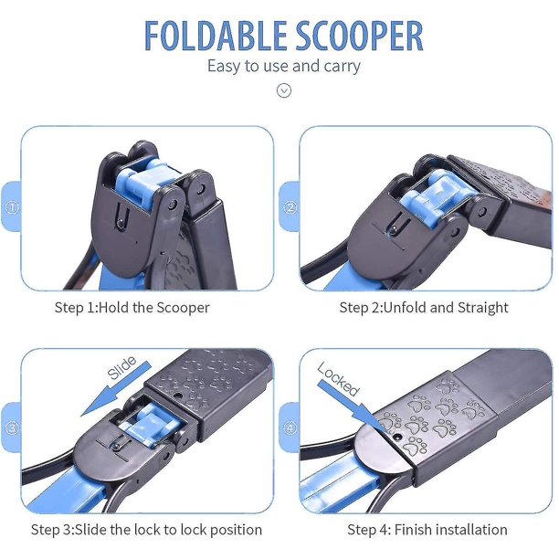 Hogar Cachorro Perro Aseo Scoop Pala Artefacto Picking Excrement Clip Tool