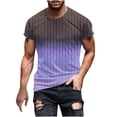 thumbnail image 1 of Birdeem Chemises pour Hommes Hommes Imprimé Fallow Col Rond T-Shirt Décontracté Mode Manches Courtes, 1 of 12