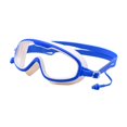 thumbnail image 2 of Gafas de natación para niños, impermeables, ligeras, de silicona suave, antivaho, montura grande. Azul, 2 of 8