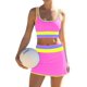 thumbnail image 1 of Set de bikini Popvil con cintura alta y falda 2026, 1 of 6