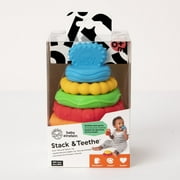 Baby Einstein Stack & Teethe Multi-Textured Easy-to-Grasp 5 -Piece Teether Toy Set، Ages 3 Months +