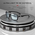 thumbnail image 4 of Gafas de Sol Polarizadas de Moda ATTCL para Hombre 2137 Negro Plata, 4 of 7