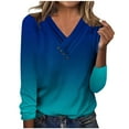 thumbnail image 2 of Women's Blouses Casual Fall Long Sleeve T Shirts for Women 2025 Women's Shirts Fall Casual, 2 of 5