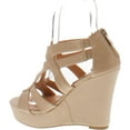 thumbnail image 3 of Top Moda Womens Lindy-88 Platform Sandals, 3 of 4