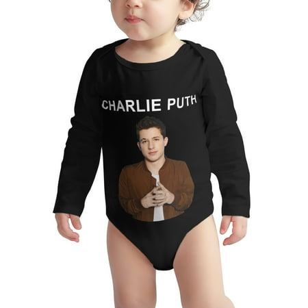 

Charlie Baby onesie Puth Baby Boy Girl Long Sleeve Bodysuit Snap Closure 12 Months