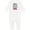 AA-White, variant on Firefighter Volunteer Fireman Baby Romper Coveralls